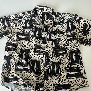 FISH PRINTED POLO SHIRT FROM PURITAN